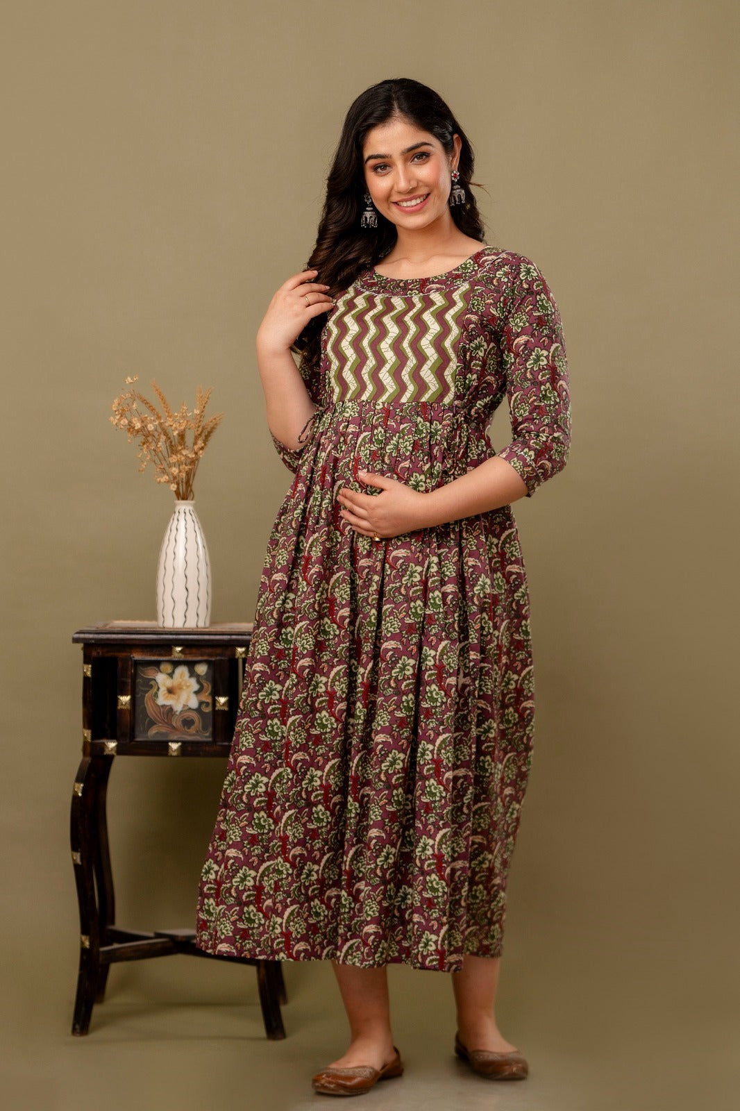 Baby Feeding Cotton Gown