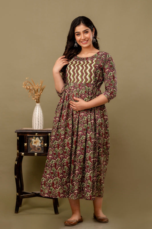 Baby Feeding Cotton Gown