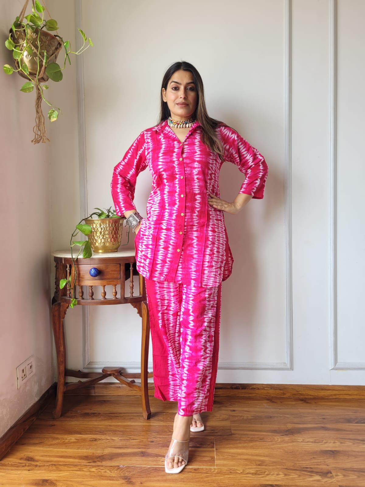 Pure Cotton Co-ord Set Handblock print Lounge Wear