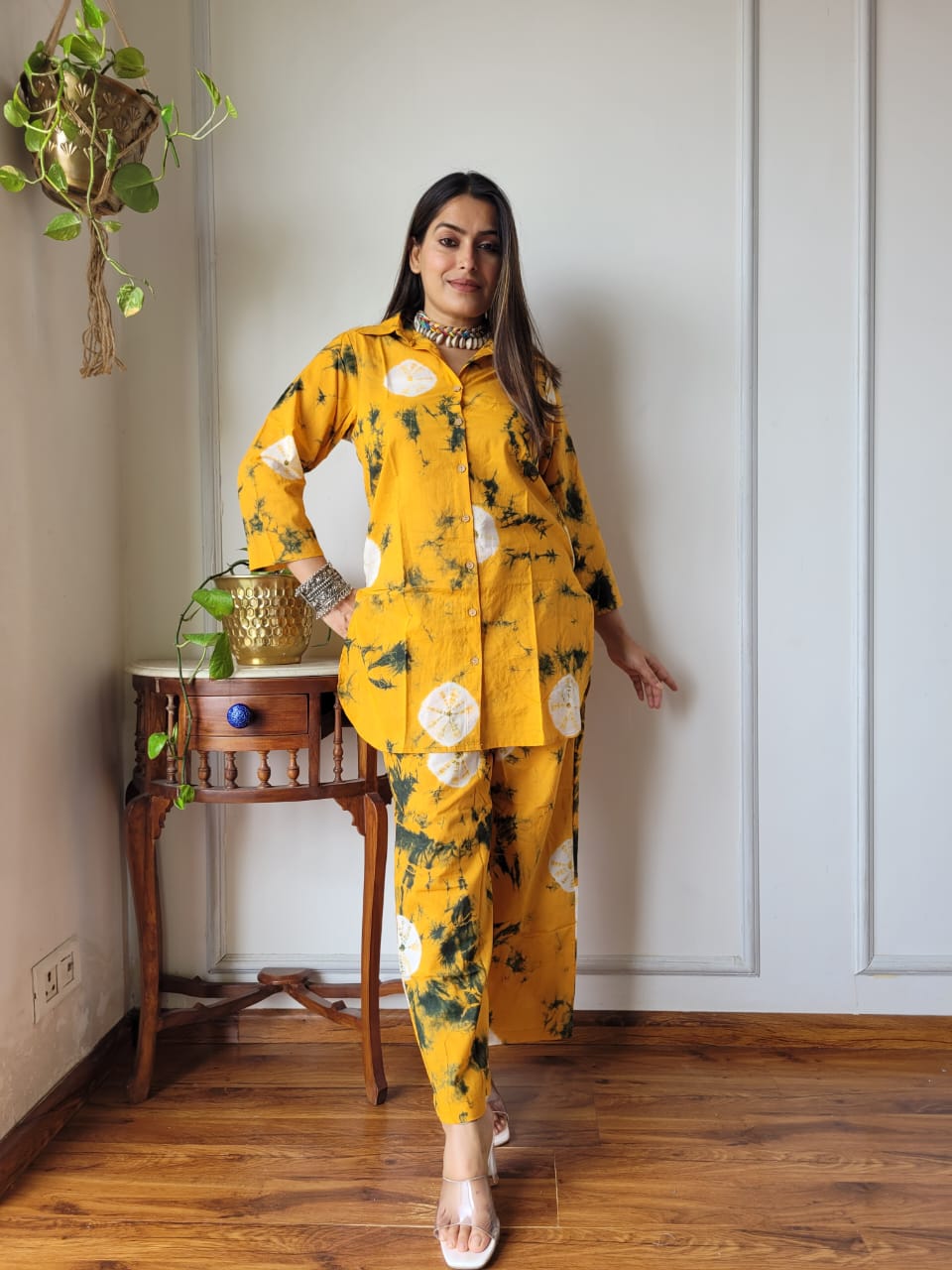 Pure Cotton Co-ord Set Handblock print Lounge Wear