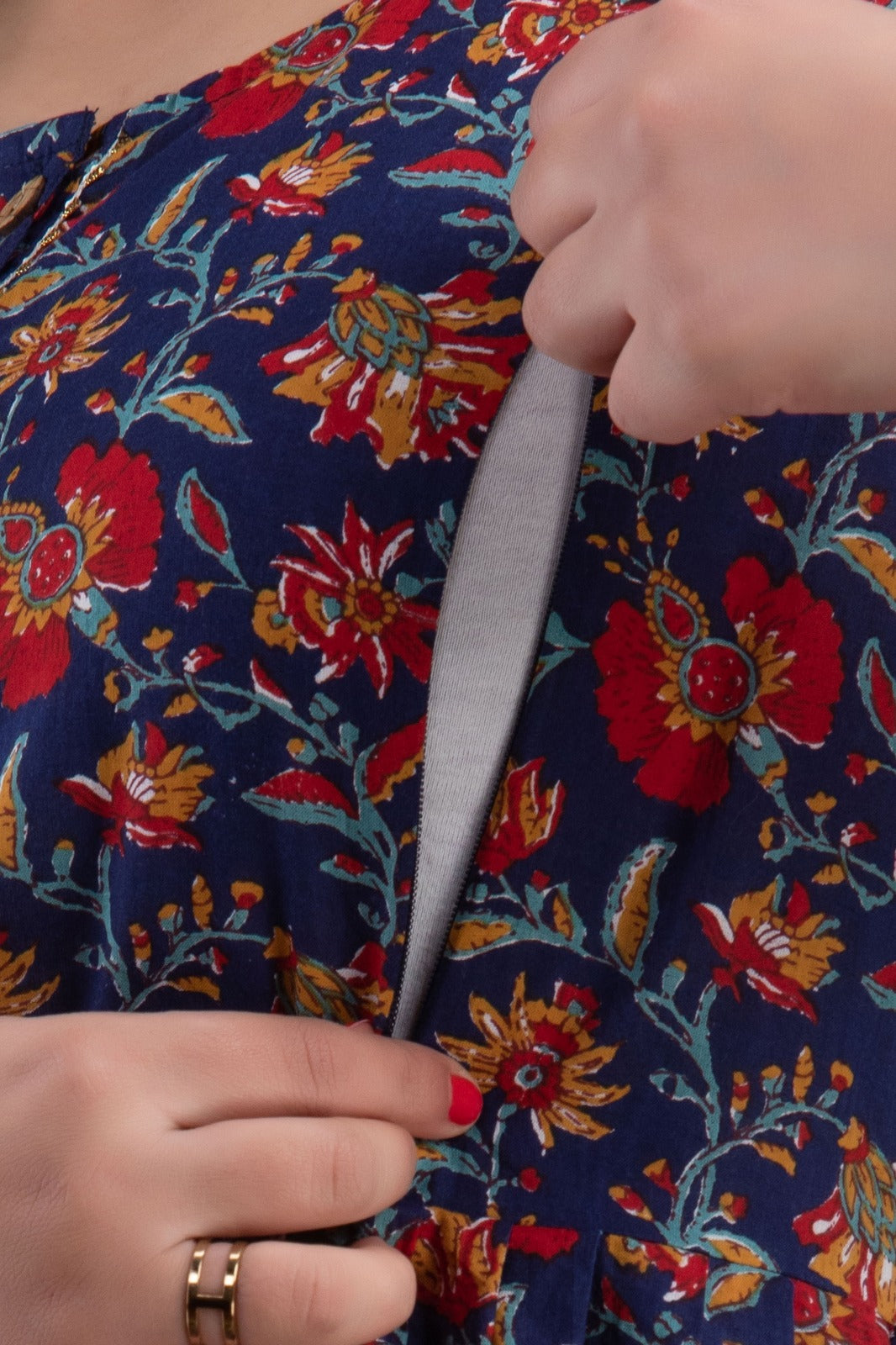 Baby Feeding Cotton Gown