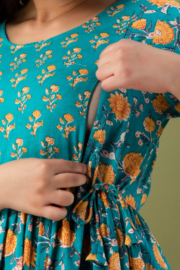 Baby Feeding Cotton Gown