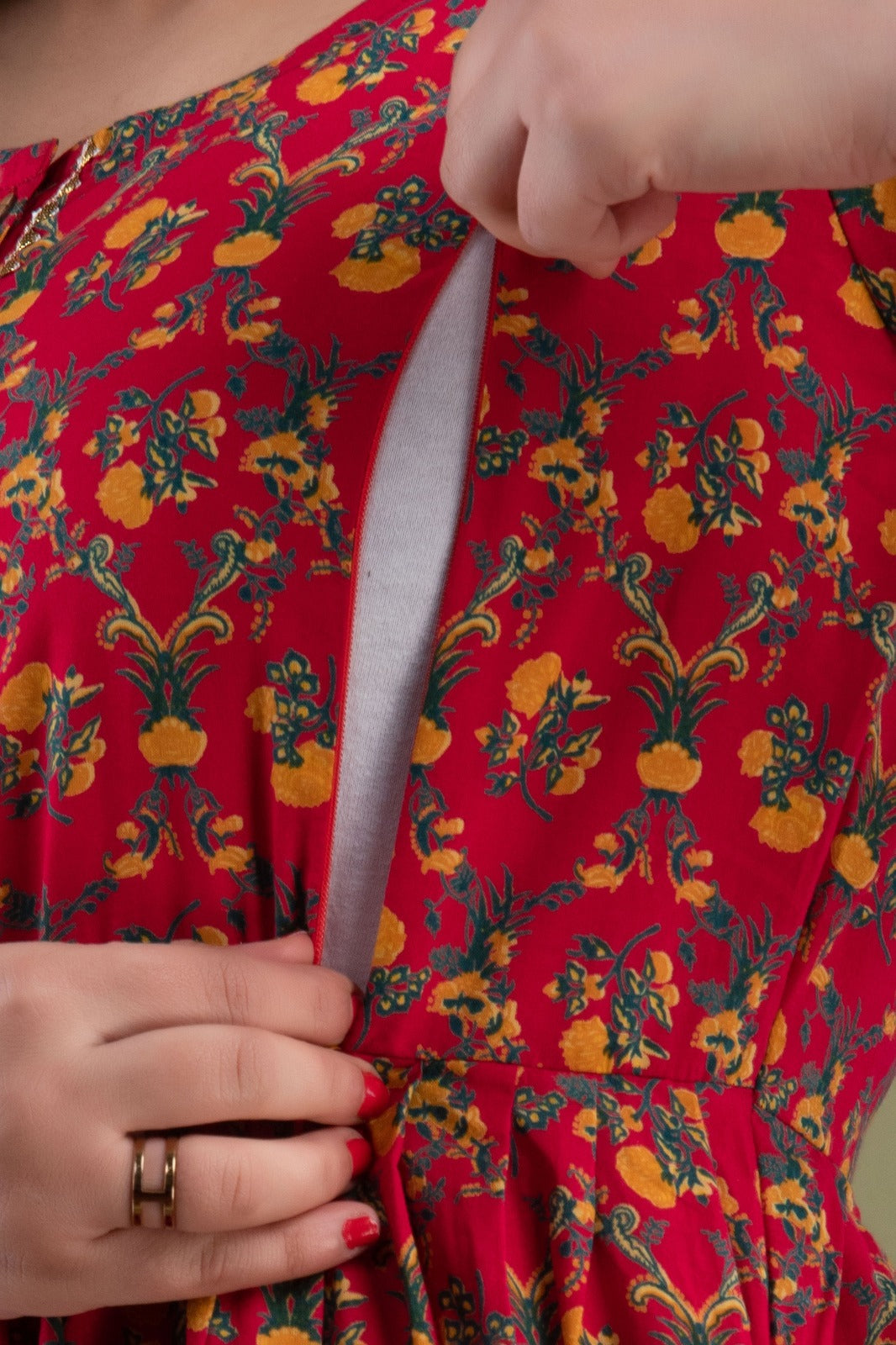 Baby Feeding Cotton Gown