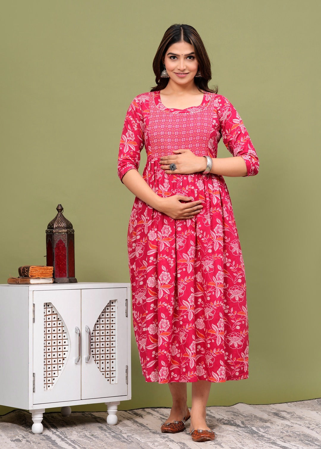 Baby Feeding Cotton Gown