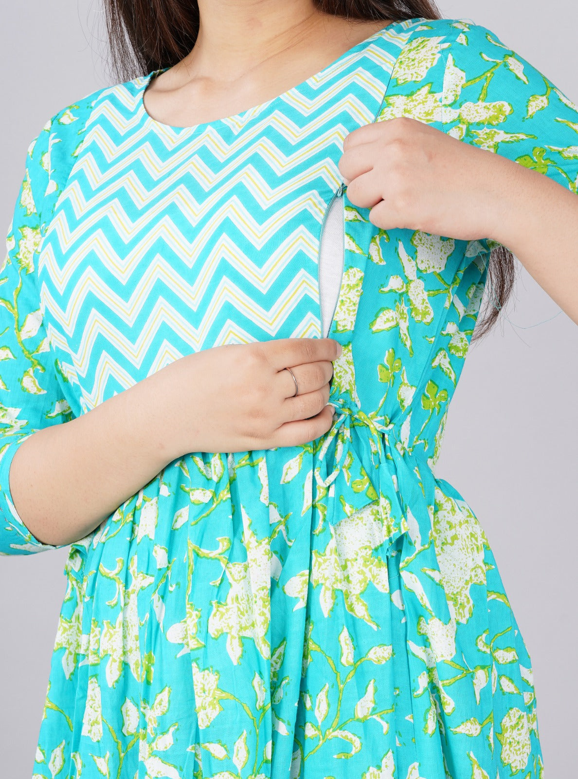 Baby Feeding Cotton Gown