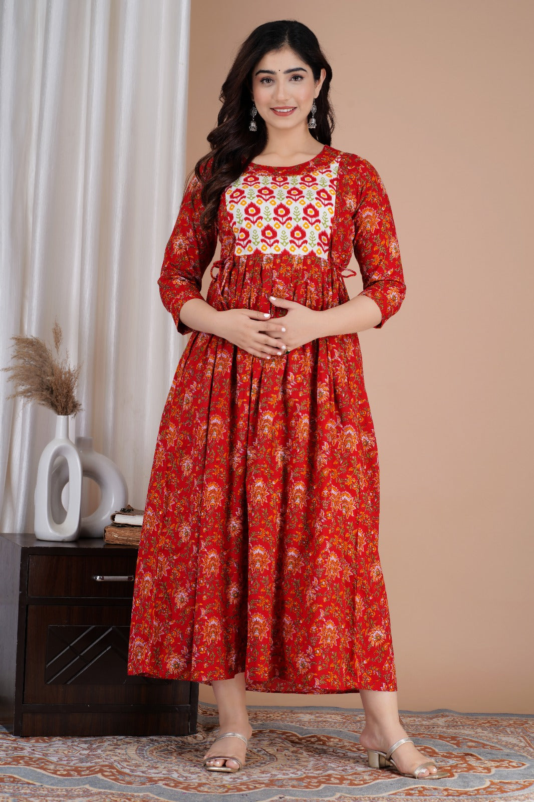 Baby Feeding Cotton Gown