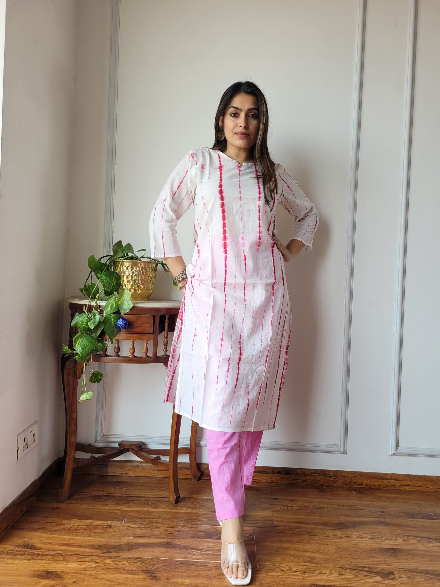 Handblock Print Cotton Kurti Pant